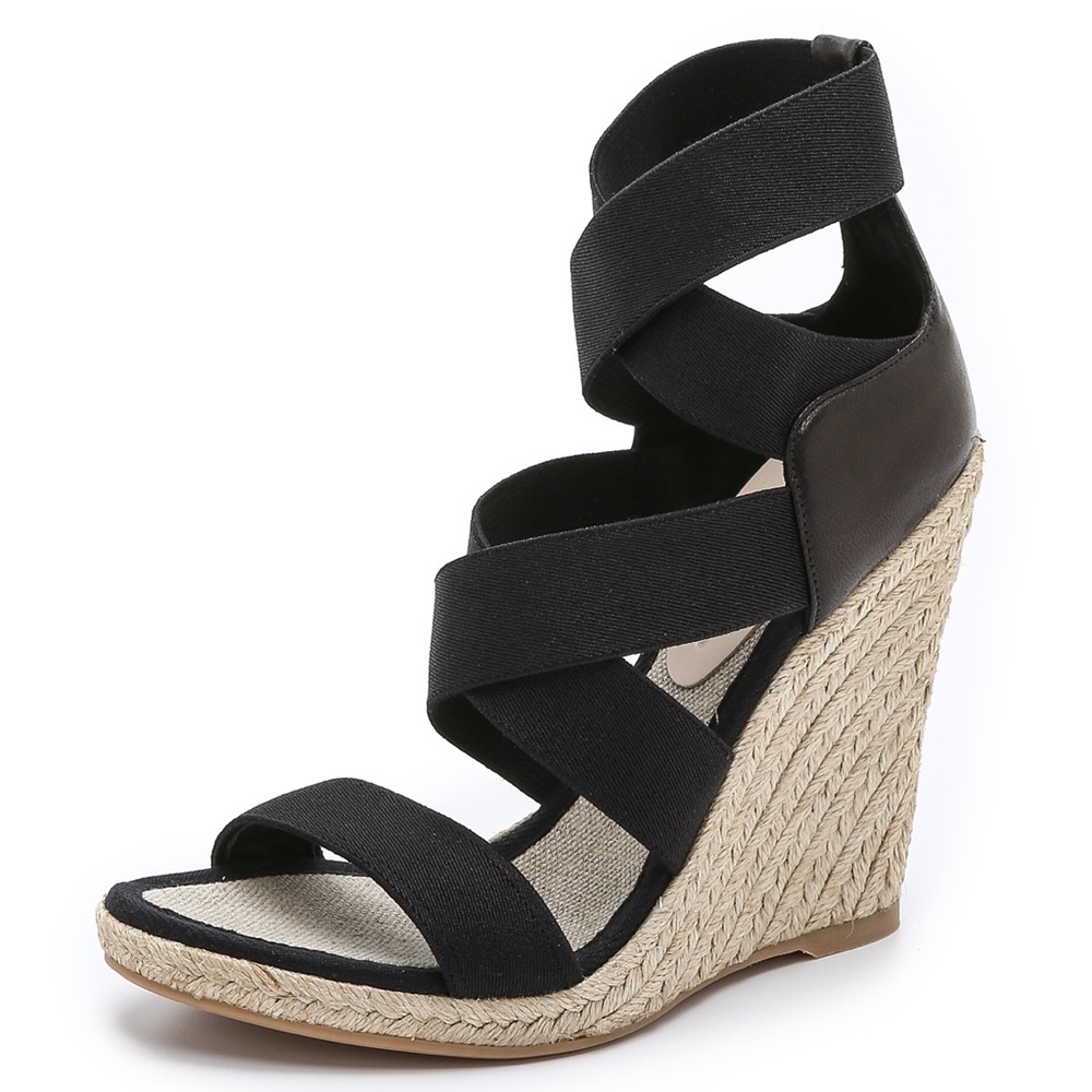 Club Monaco / Cazabat Espadrille Wedge Sandals size 8